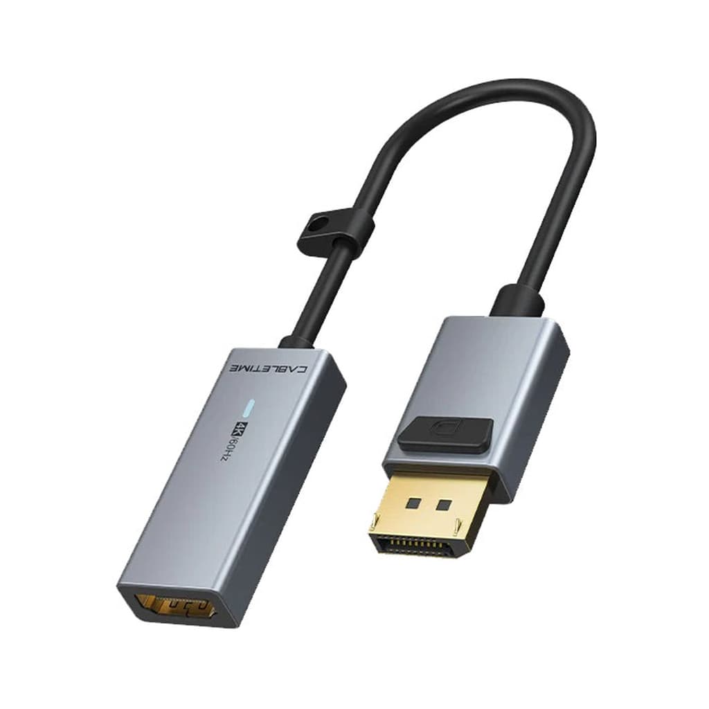 Перехідник DisplayPort M to HDMI F 0.2m 4K60Hz Cabletime (CA915354)