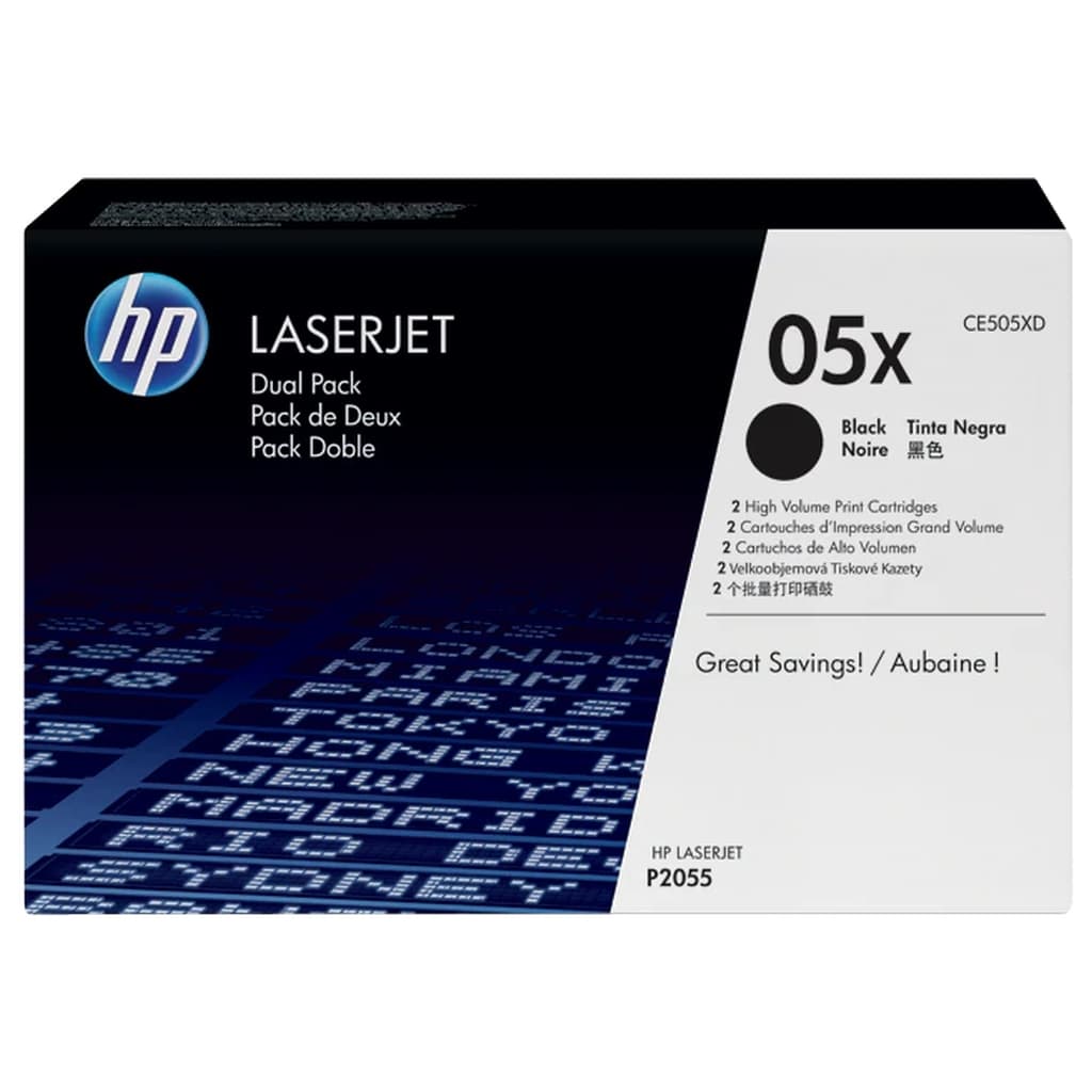 Картридж HP LJ 05XD P2055d/2055dn (2шт*CE505X) (CE505XD)