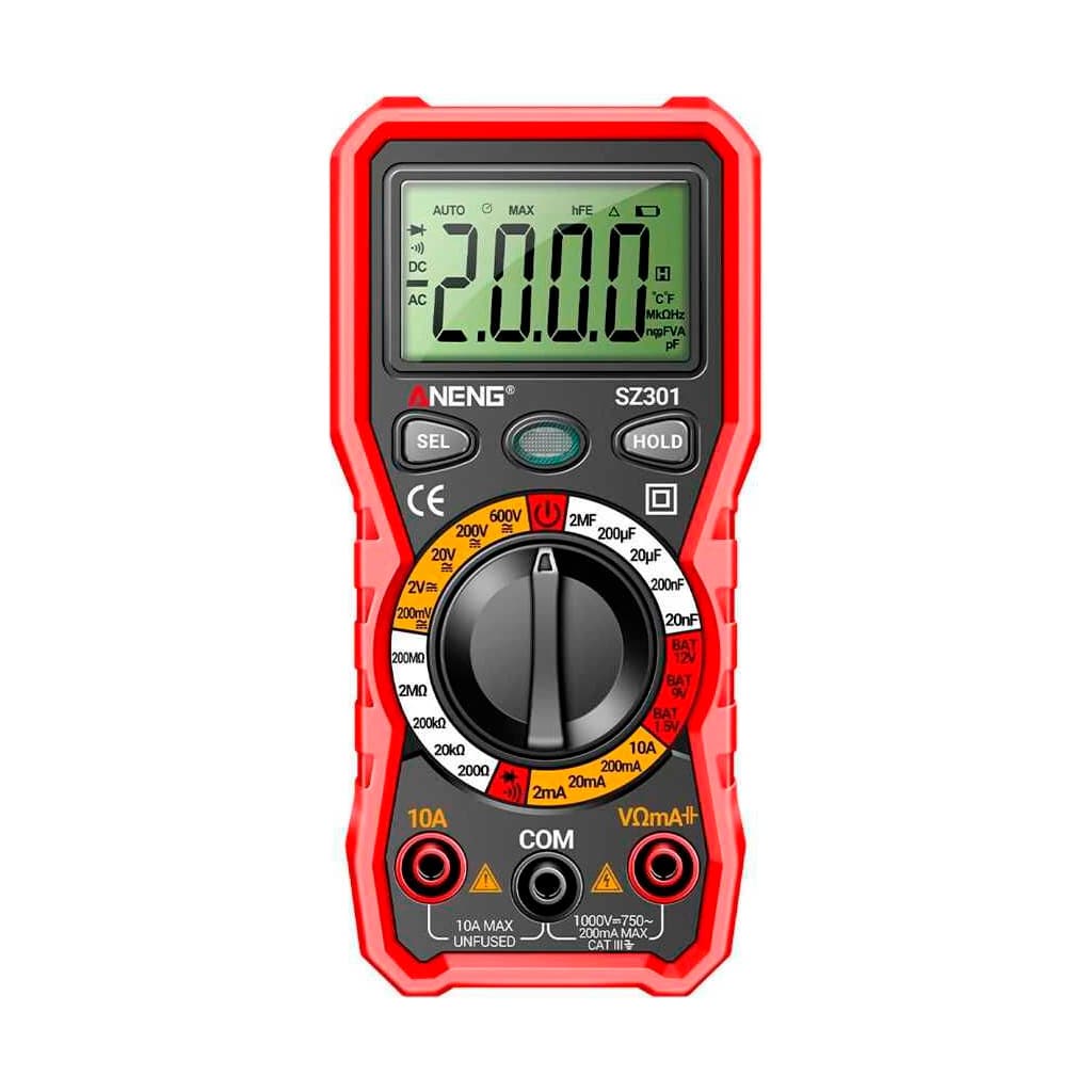 Цифровий мультиметр ANENG SZ301, V, A, R, C (SZ301)