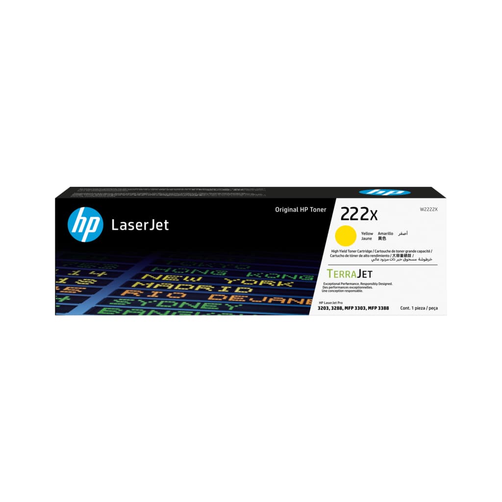 Картридж HP CLJ 222X Yellow 2.5K (W2222X)