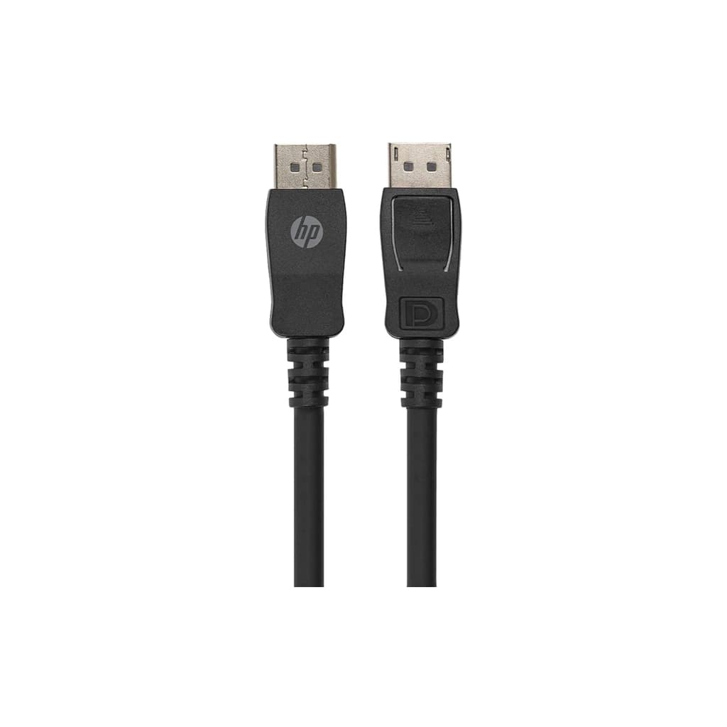 Кабель мультимедійний DisplayPort M to DisplayPort M 2.0m 4K black HP (HP_DHC-DP01-2M)