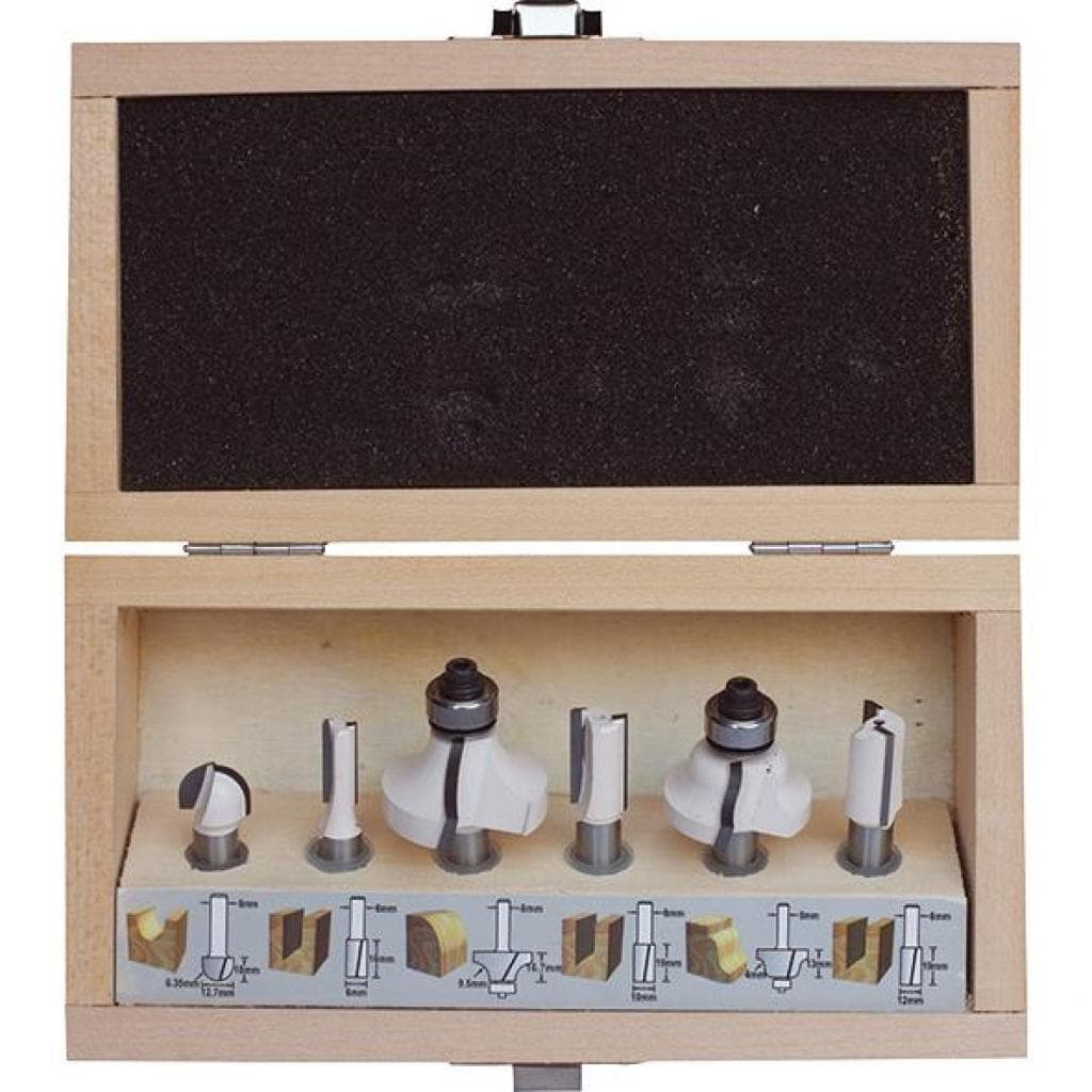 Набір фрез Makita фрез 6 шт. (D-53540)