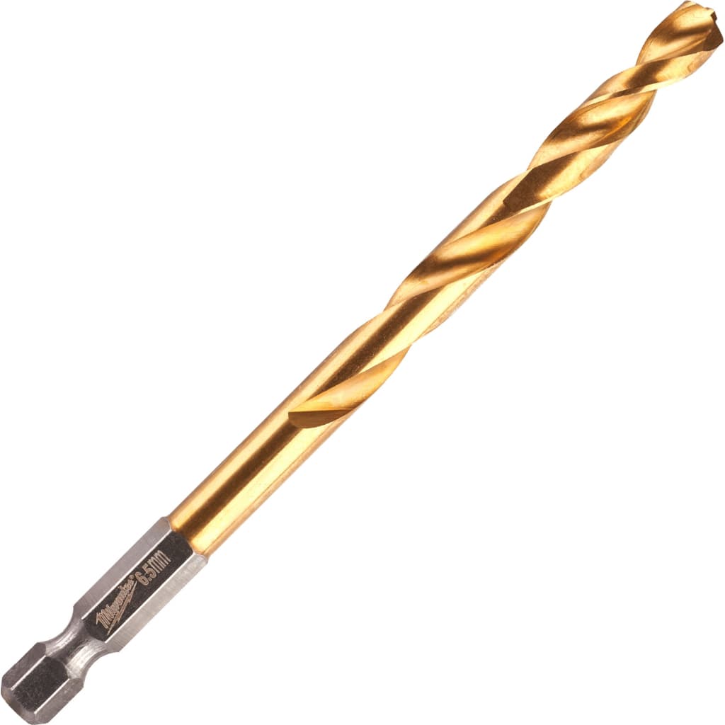 Свердло Milwaukee по металу RedHEX HSS-G TiN, 6,5 мм (48894715)