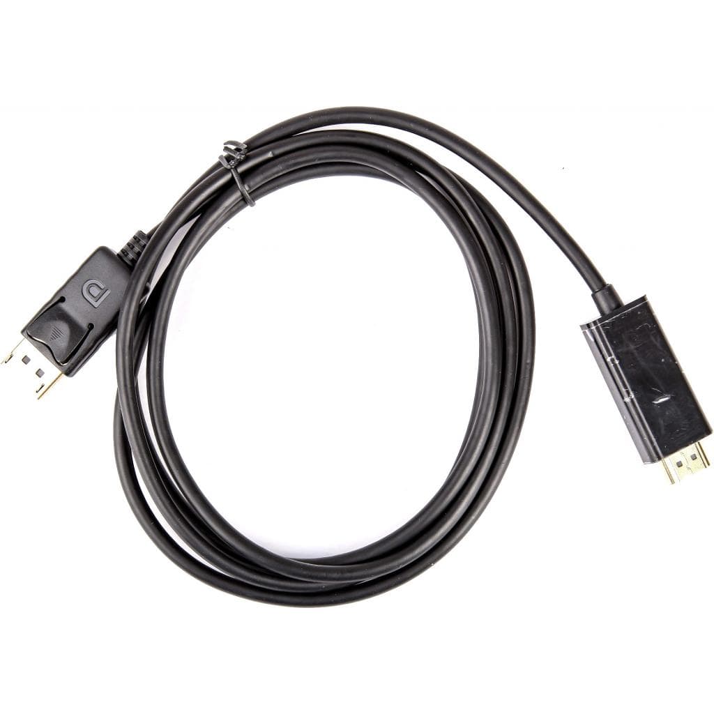 Кабель мультимедійний DisplayPort M to HDMI M 1.8m Charmount (30018)