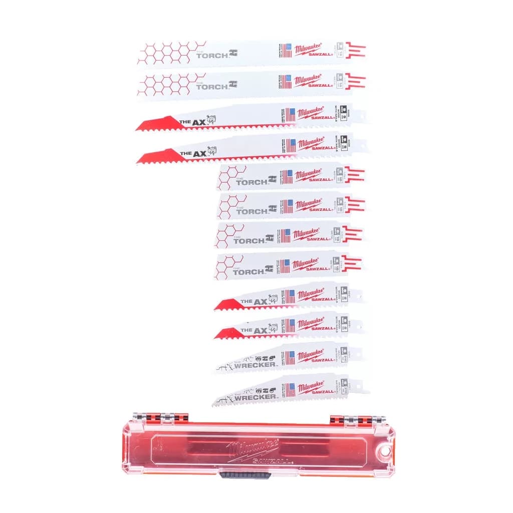 Полотно Milwaukee набір для шабельної пили SAWZALL 12шт (49222229)