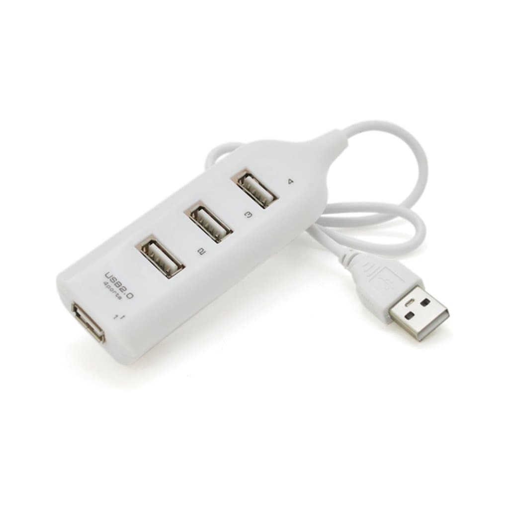 Концентратор Voltronic USB 2.0 to 4xUSB white (DNS-HUB4-OW)