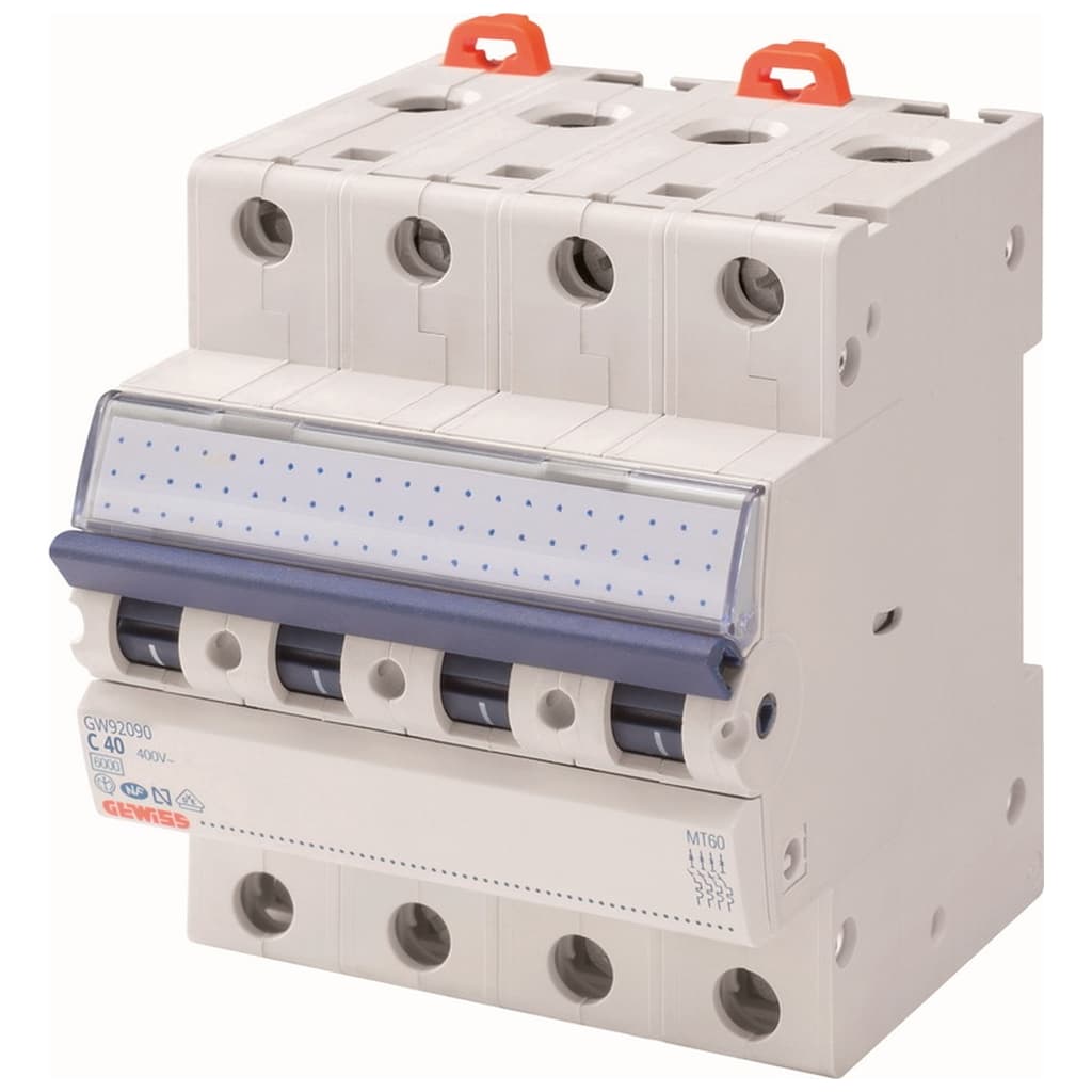 Автоматичний вимикач GEWISS 4-п. 32A 6kA С (GW92090)