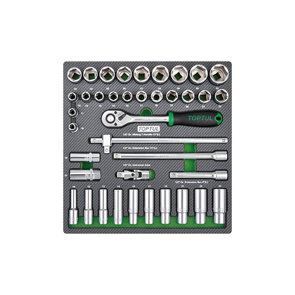 Набір інструментів Toptul 1/2" 39од. (GEC3901)