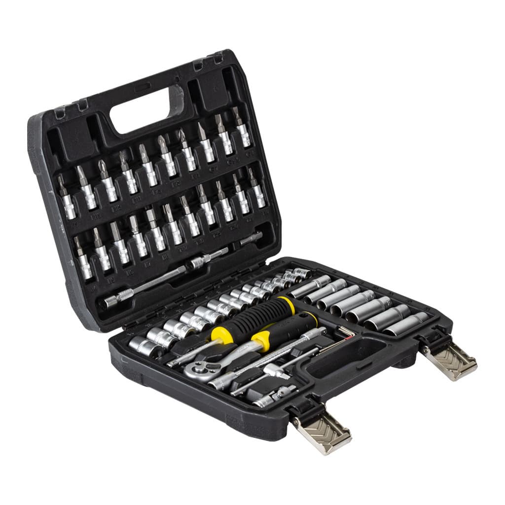 Набір інструментів Sigma насадок торцевих та біт 1/4" 53шт CrV (6003521)