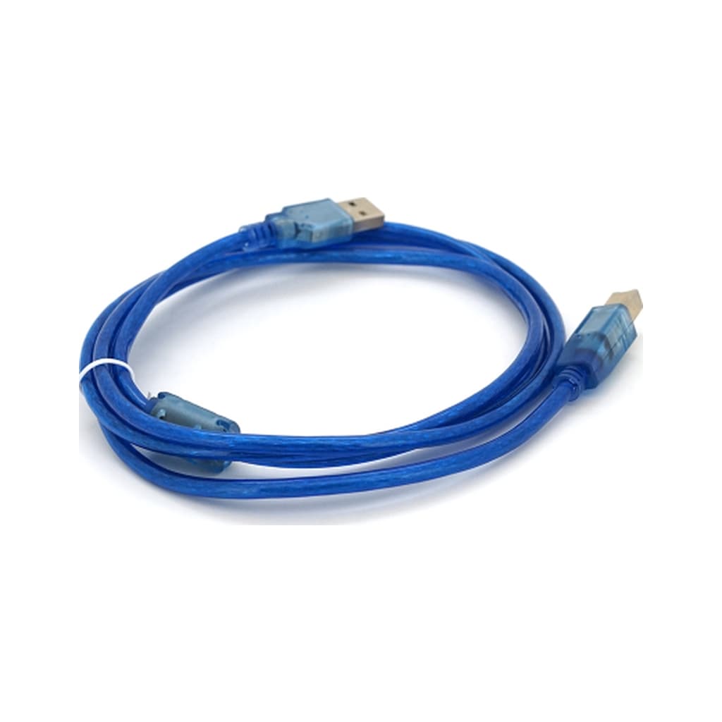 Кабель для принтера USB 2.0 AM/BM 1.5m ferrite blue Ritar (YT-AM/BM-1.5TBL)
