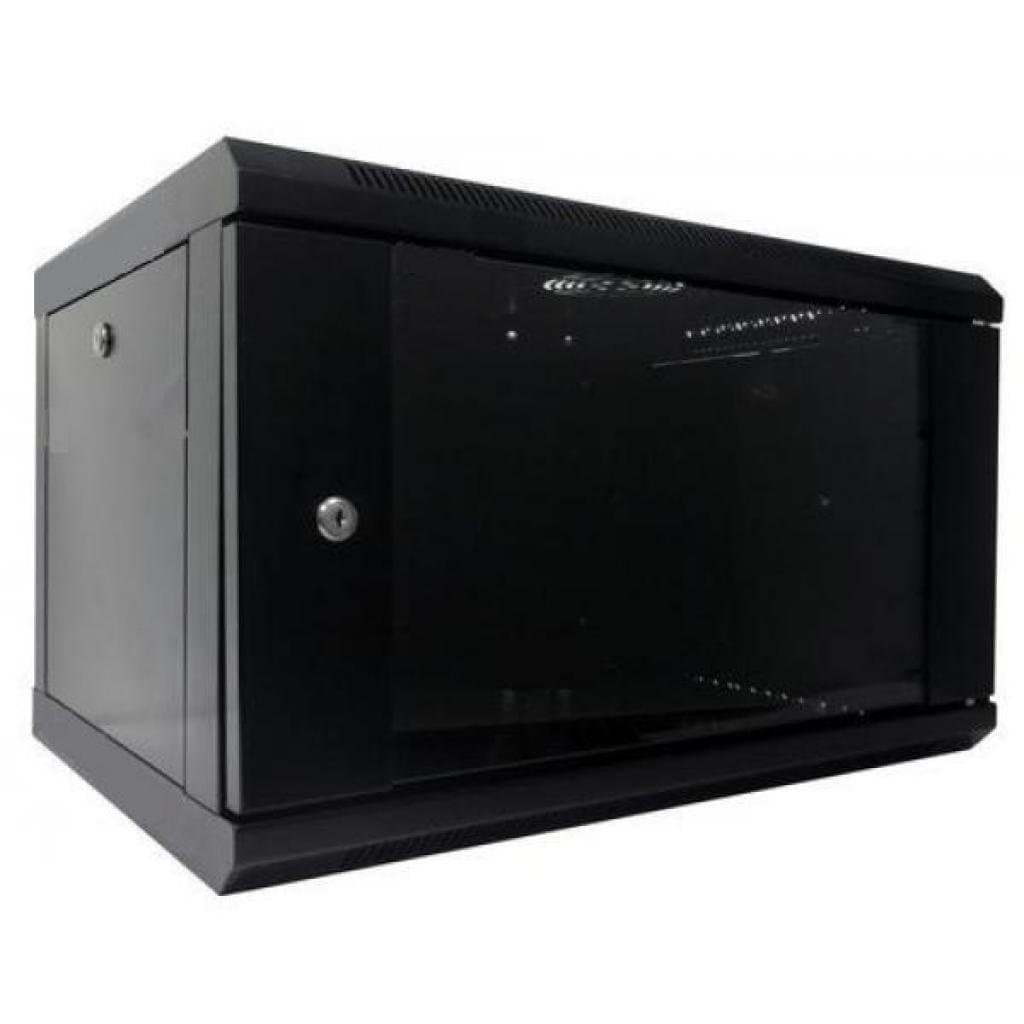 Шафа настінна Hypernet 6U 19" 600x600 (WMNC66-6U-FLAT-BLACK)