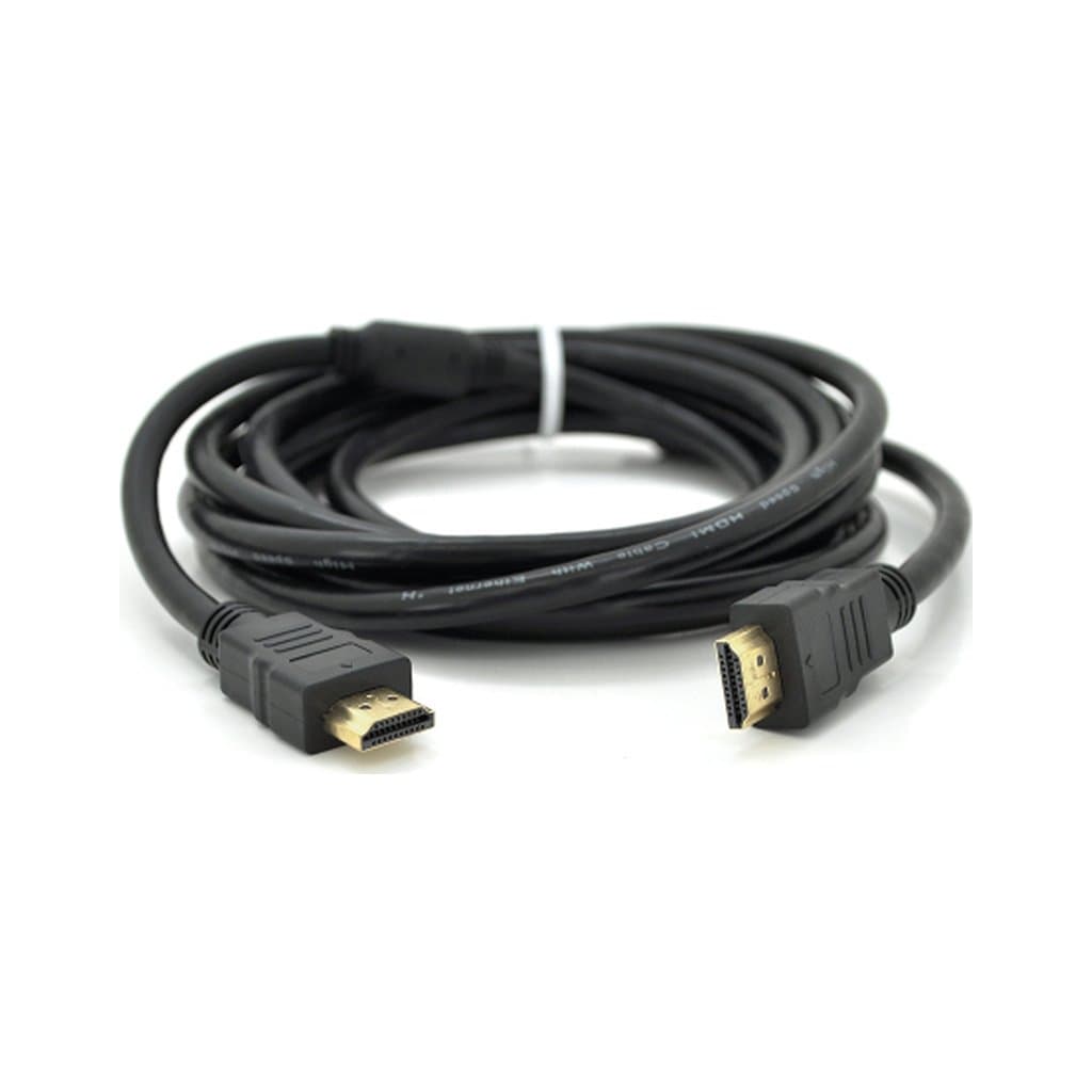 Кабель мультимедійний HDMI M to HDMI M 5.0m V1.4 1080P black Ritar (HDMI(M)/(M)V1.4-5m-94P)