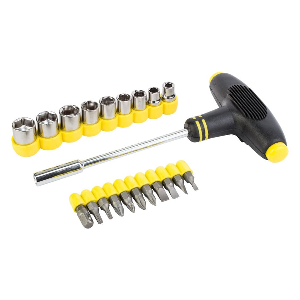 Набір викруток Sigma з Т-подібною ручкою та насадками 21шт (4002161)