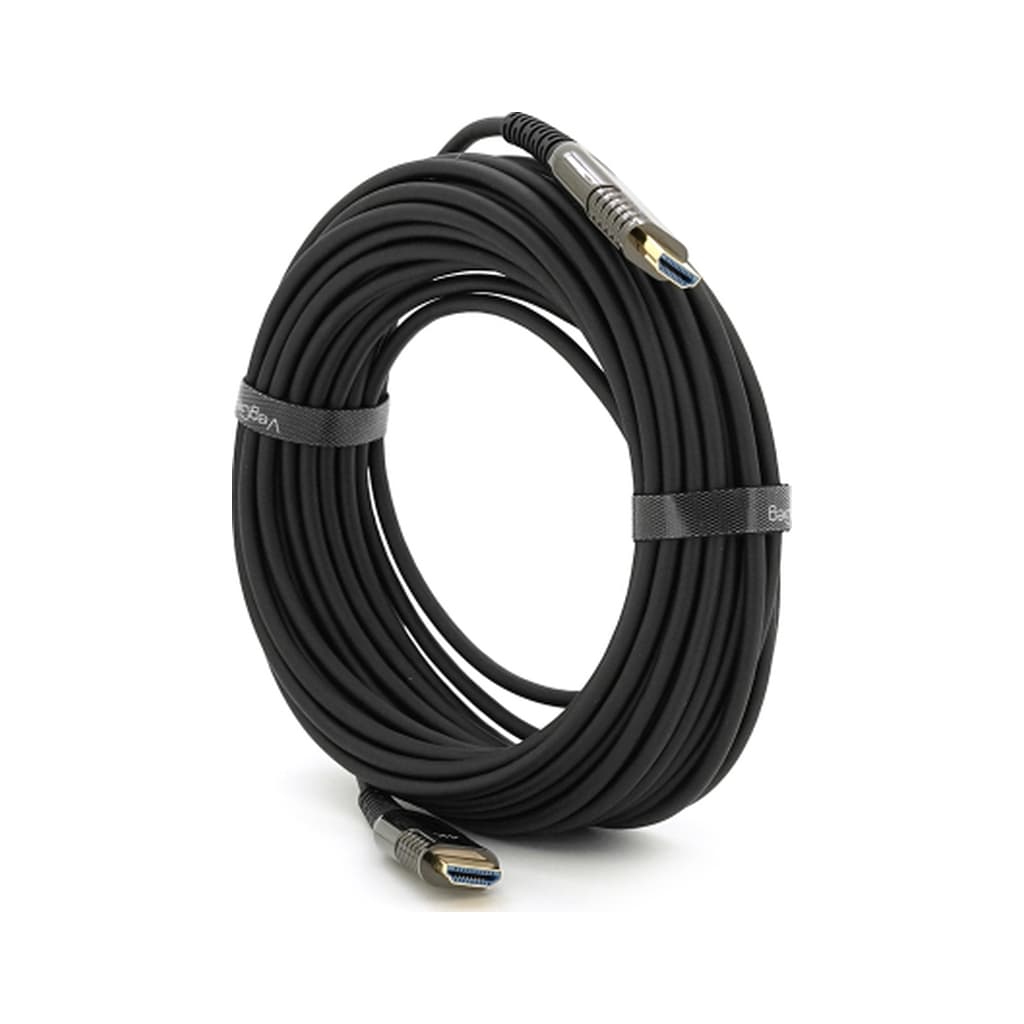 Кабель мультимедійний HDMI M to HDMI M 12.0m V2.0 4K UHD black VEGGIEG (YT-HDMI(M)/(M)HA-12/19717)