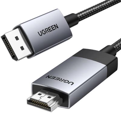 Кабель мультимедійний DisplayPort M to DisplayPort M 3.0m V1.2 4K60Hz 2K144Hz 1080P240Hz black Ugreen (25491)