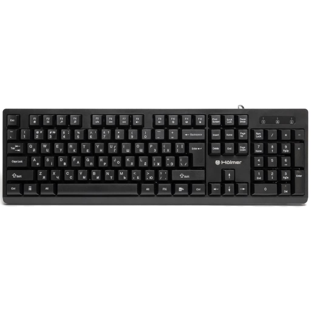 Клавіатура Hölmer K-02OF USB UA Black (K-02OF)