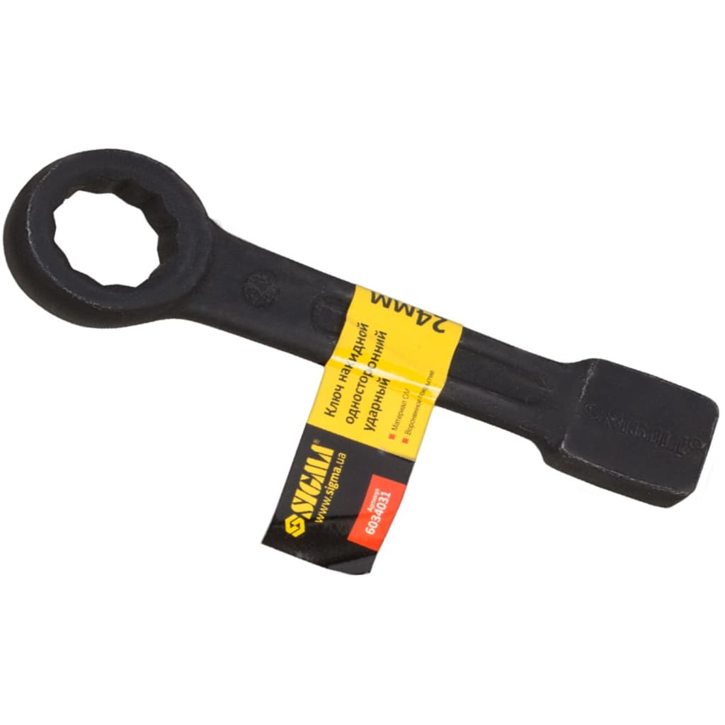 Ключ Sigma односторонній накидний ударний 24мм CrV (6034031)