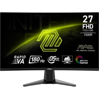 Монітор MSI 27" MAG 27C6F VA Black 180Hz
