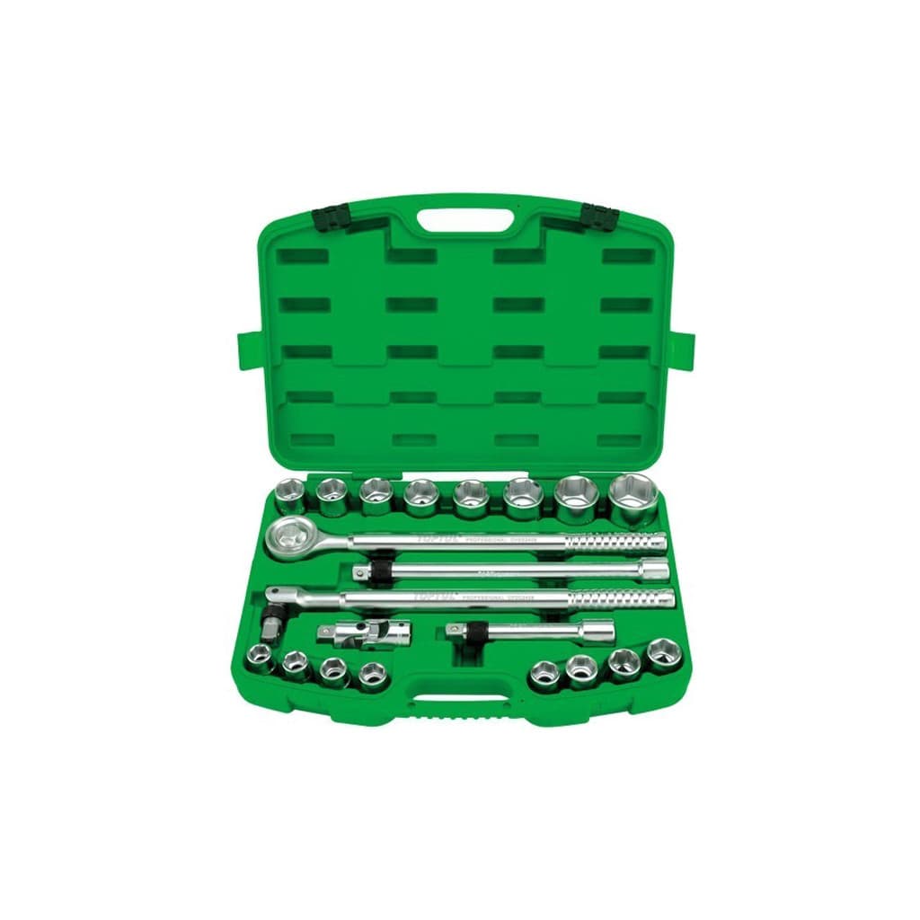 Набір інструментів Toptul для автомобіліста 3/4" 21од. (6-гр.) (GCAI2104)