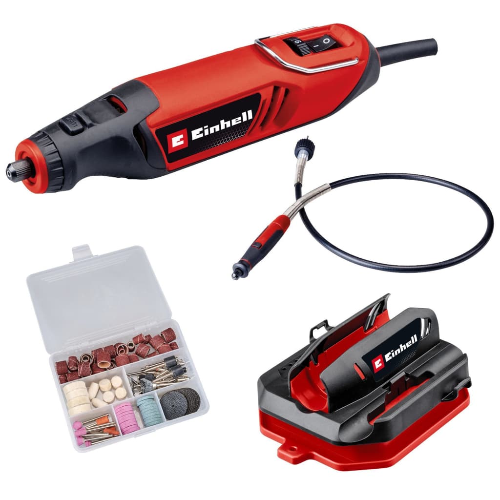 Гравер Einhell TC-MT 150E 150Вт, гнучкий вал, набір насадок (4419380)