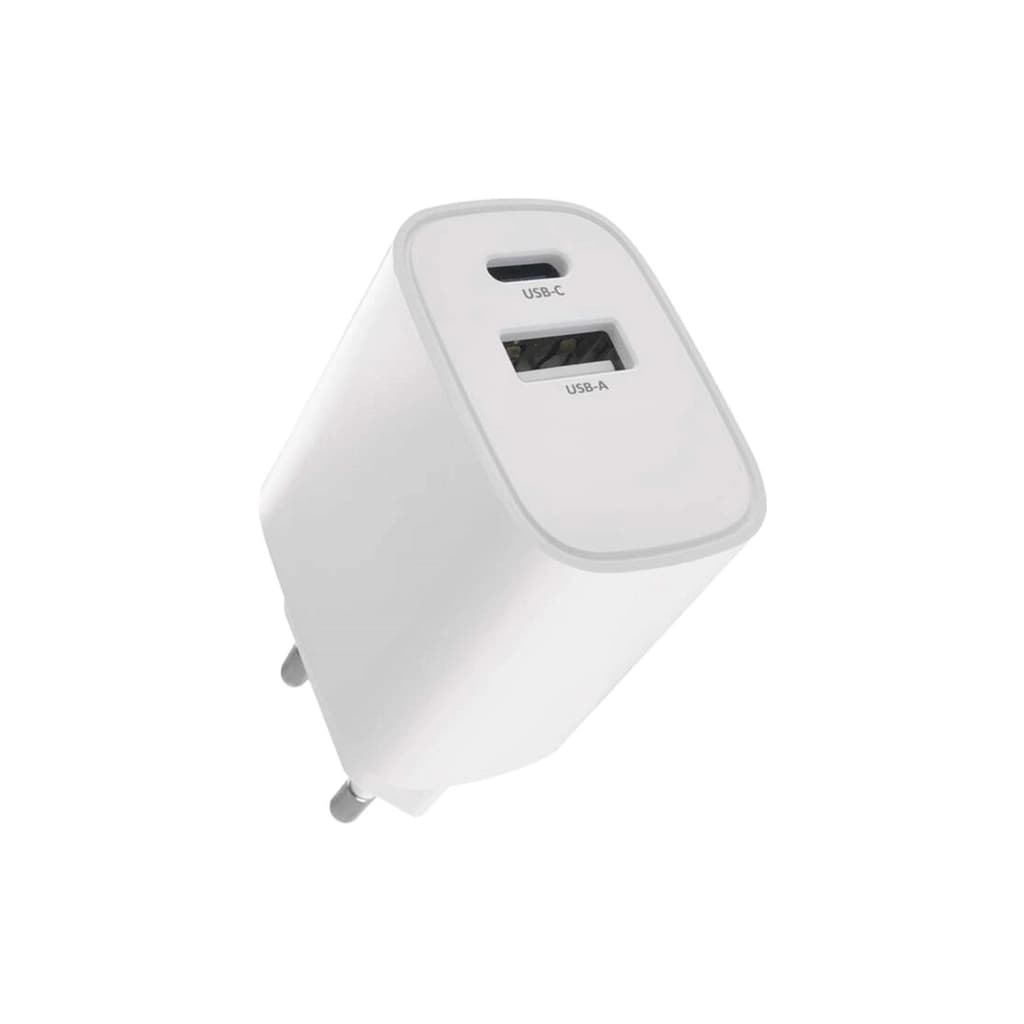 Зарядний пристрій EMOS V02B15 1xUSB-A + 1xUSB-C 15W GaN (V02B15)