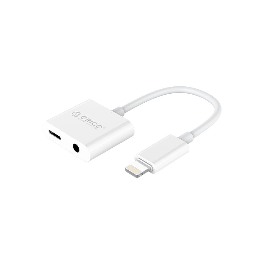Перехідник Lightning to 3.5mm/Lightning 2LT-WH-BP Orico (CA912797)