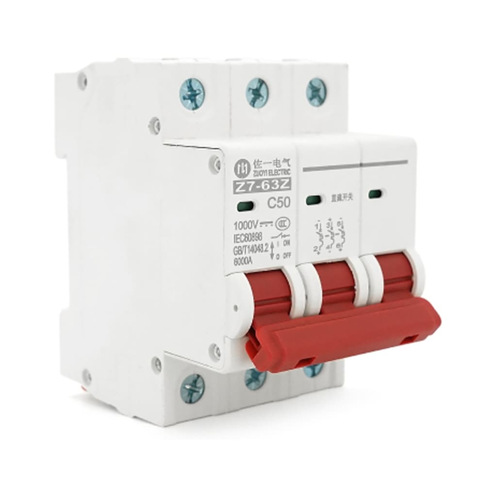 Автоматичний вимикач ZUOYI Z7-63Z 3P C50 DC750V