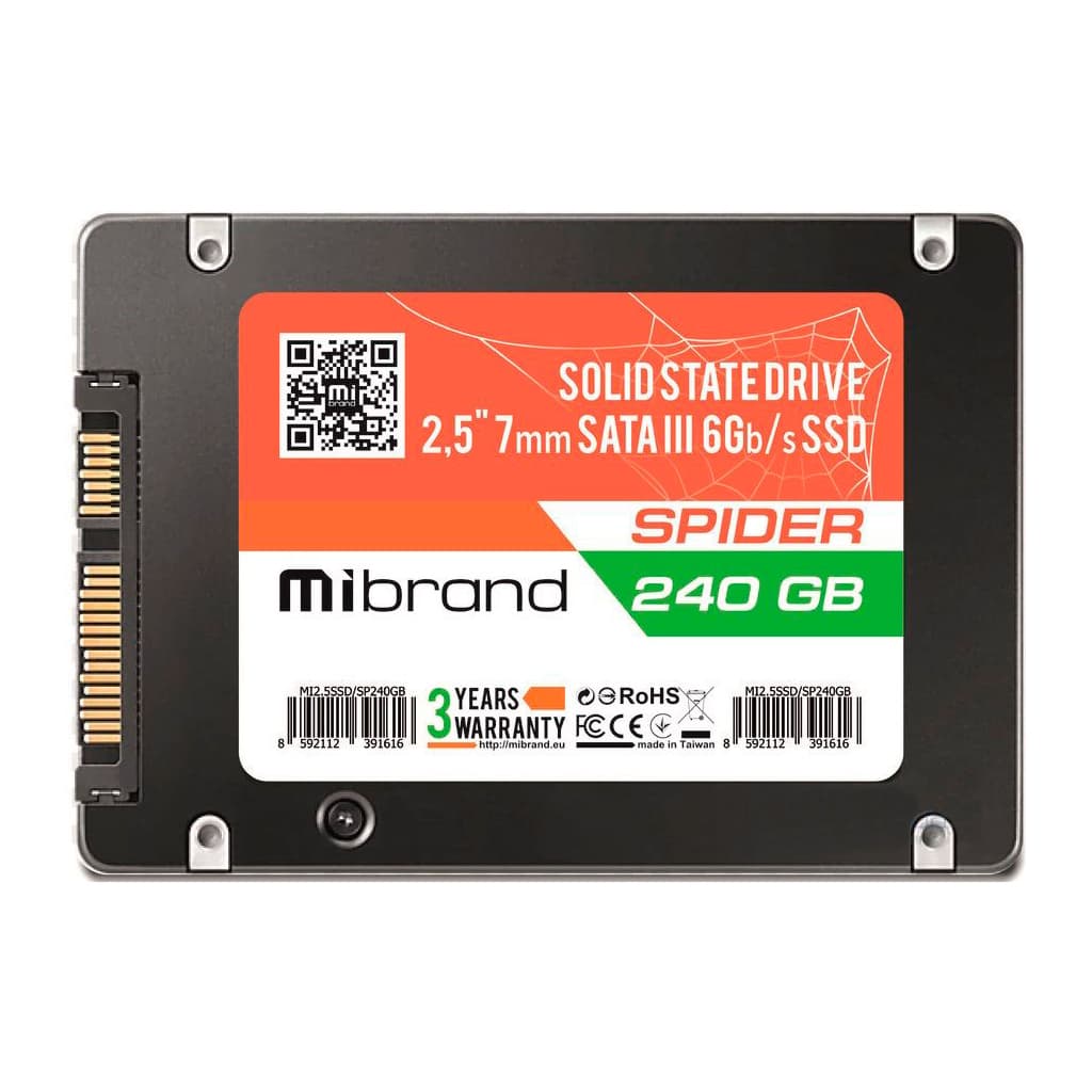 Накопичувач SSD 2.5" 240GB Mibrand (-MI2.5SSD/SP240GB)