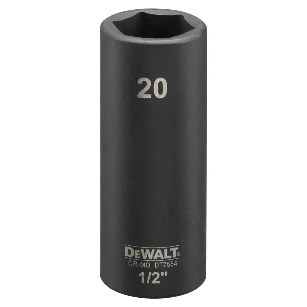 Торцева головка DeWALT IMPACT ударна довга, 1/2 х 20 мм (DT7554)