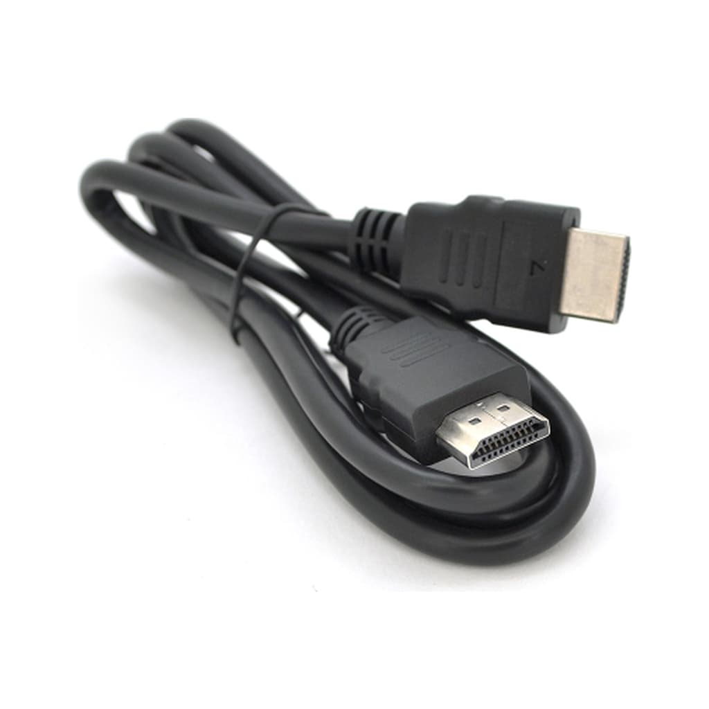 Кабель мультимедійний HDMI M to HDMI M 1.0m V1.4 black Merlion (YT-HDMI(M)/(M)HSP-1m)