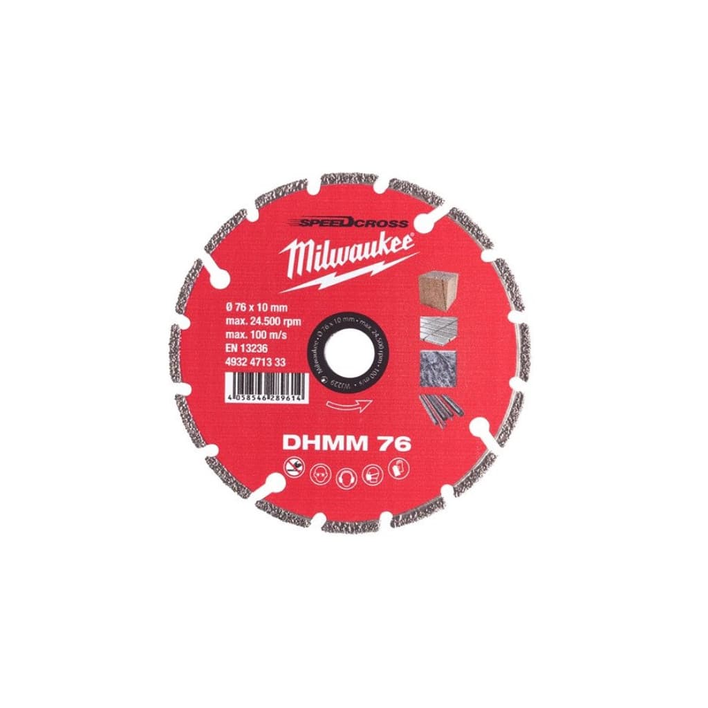 Круг відрізний Milwaukee алмазний DHMM 76, 76 мм для M12 FCOT (4932471333)