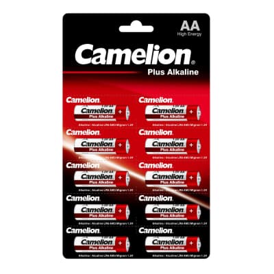 Батарейка Camelion AA LR6 Plus Alkaline * 10 (LR6-BP1x10P)