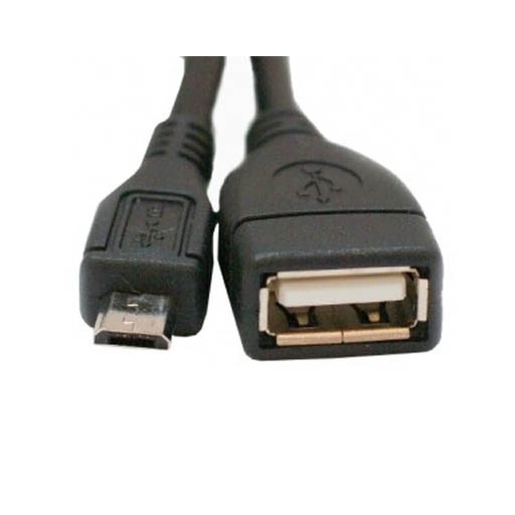Перехідник OTG USB 2.0 AF to Micro 5P 0.1m K-08 Box Voltronic (37393)