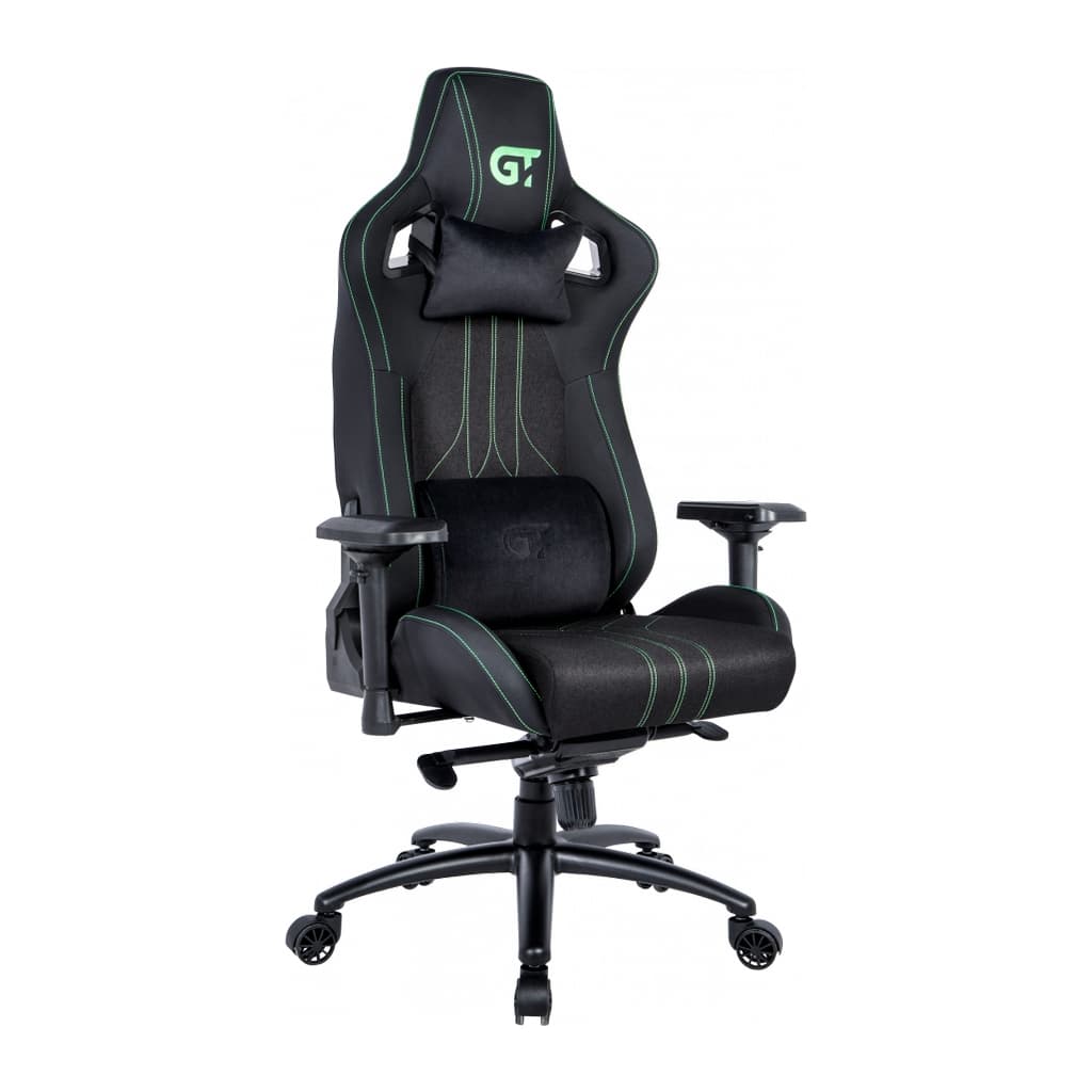 Крісло ігрове GT Racer X-8006 Black/Green (X-8006 Fabric Black/Green)