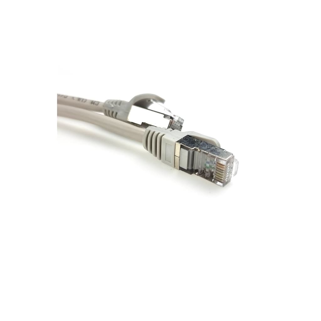 Патч-корд 1м FTP cat 5е CU gray Eserver (14117 / CAT.5E FTP CORD-1M-GRY)