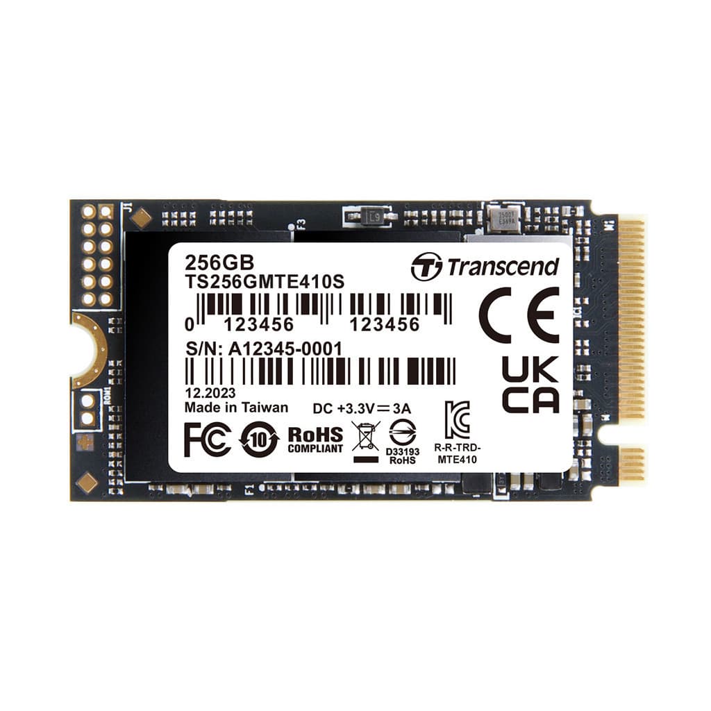 Накопичувач SSD M.2 2242 256GB Transcend (TS256GMTE410S)