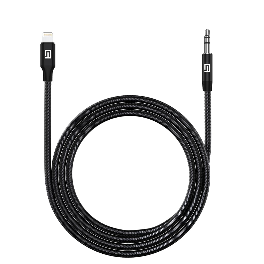 Кабель мультимедійний Lightning to 3.5mm M 1.0m black Armorstandart (ARM76889)