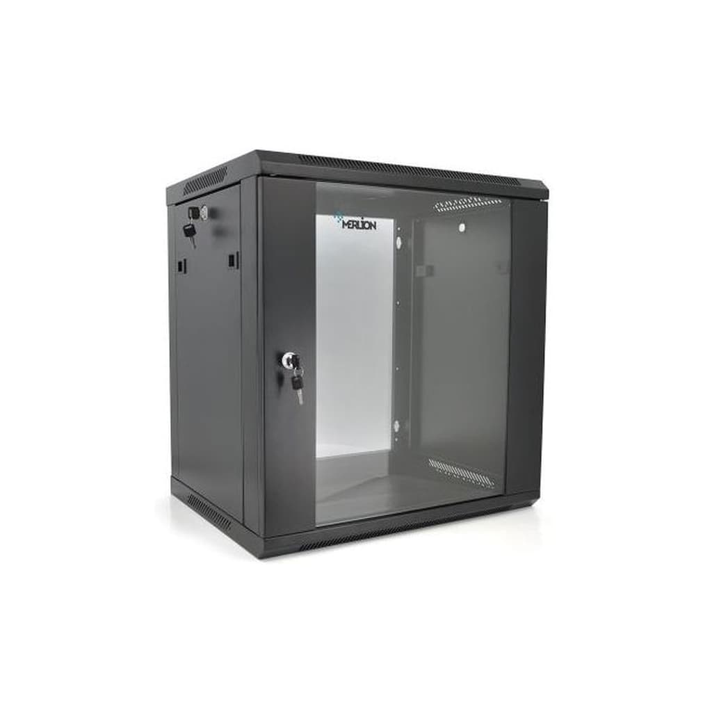 Шафа настінна Merlion 15U 19" 600*450*768 (Ш*Г*В)мм, black (Ml3-6415 / 23532)
