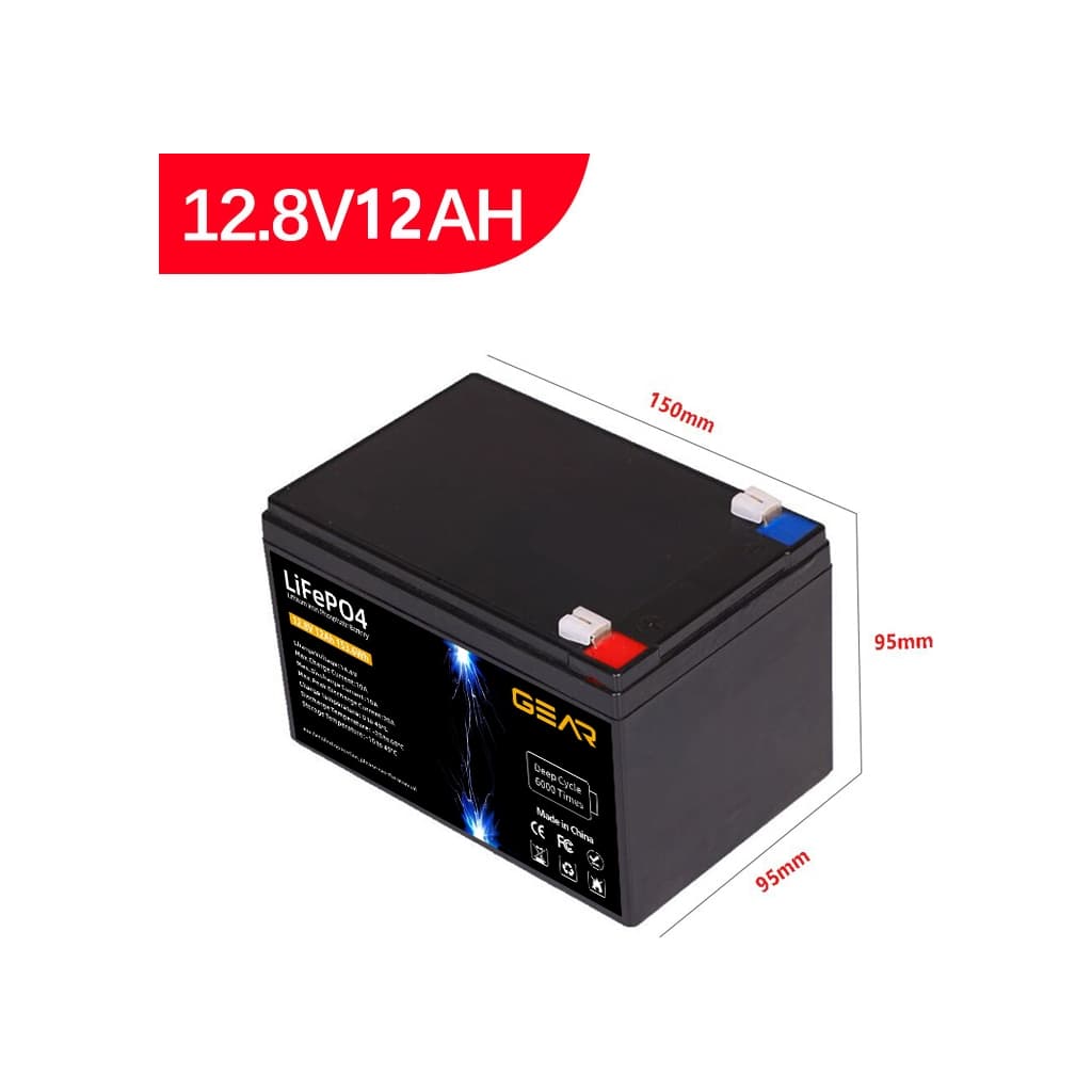Батарея LiFePo4 GEAR 12.8V - 12Ah (GB-LiFePo4-12.8-12)