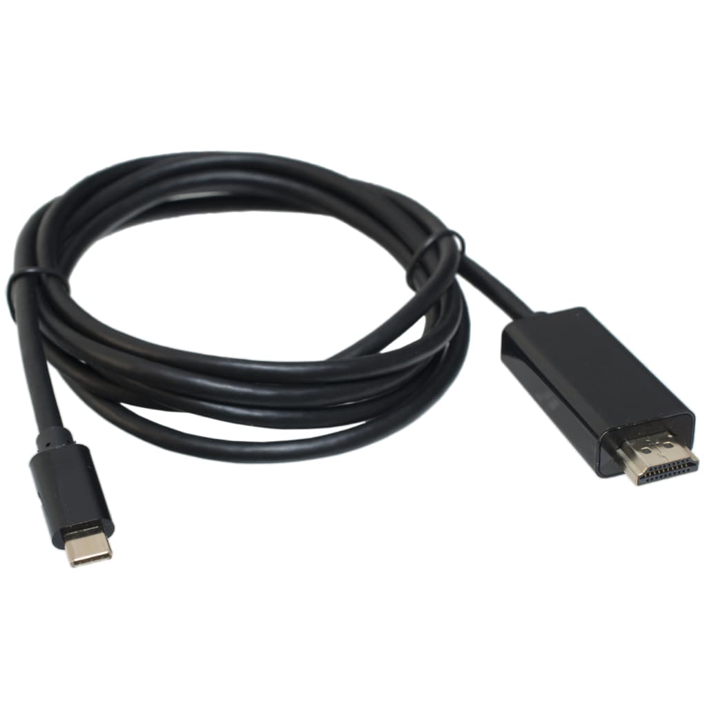 Кабель мультимедійний USB-C to HDMI M 1.8m black Patron (CAB-PN-TYPC-HDMI-1.8)