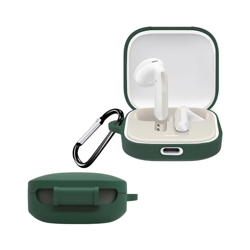 Чохол для навушників BeCover Silicon для Xiaomi Redmi Buds 6 Active Dark Green (712014)