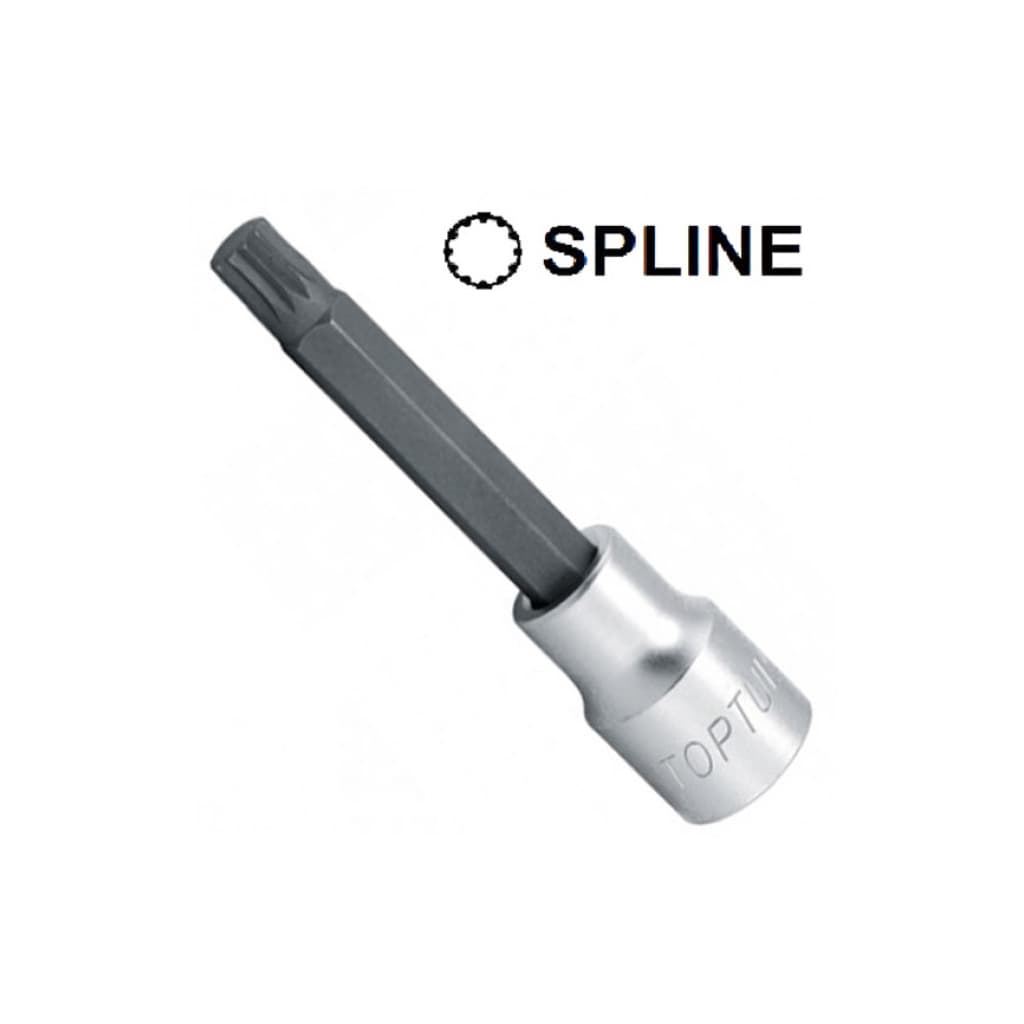 Торцева головка Toptul SPLINE M8 L100мм 1/2" (BCJA1608)