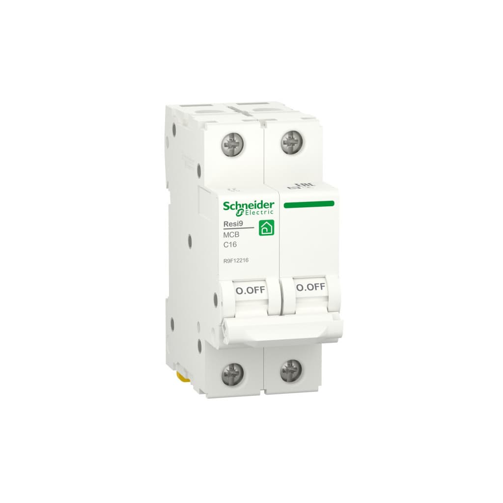Автоматичний вимикач Schneider Electric RESI9 6kA 2P 16A C (R9F12216)