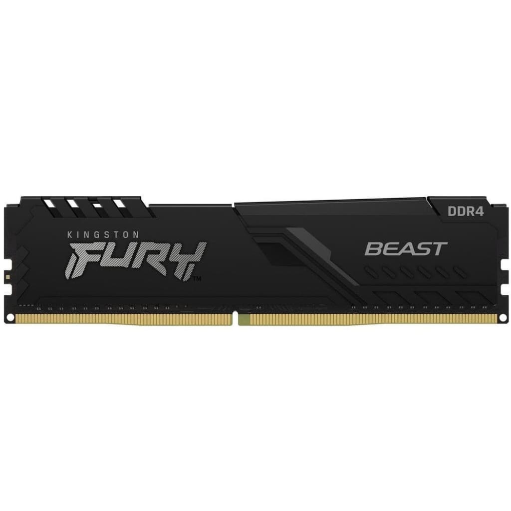 Модуль пам'яті для комп'ютера DDR4 16GB 3200 MHz Beast Black Kingston Fury (ex.HyperX) (KF432C16BB1/16WP)