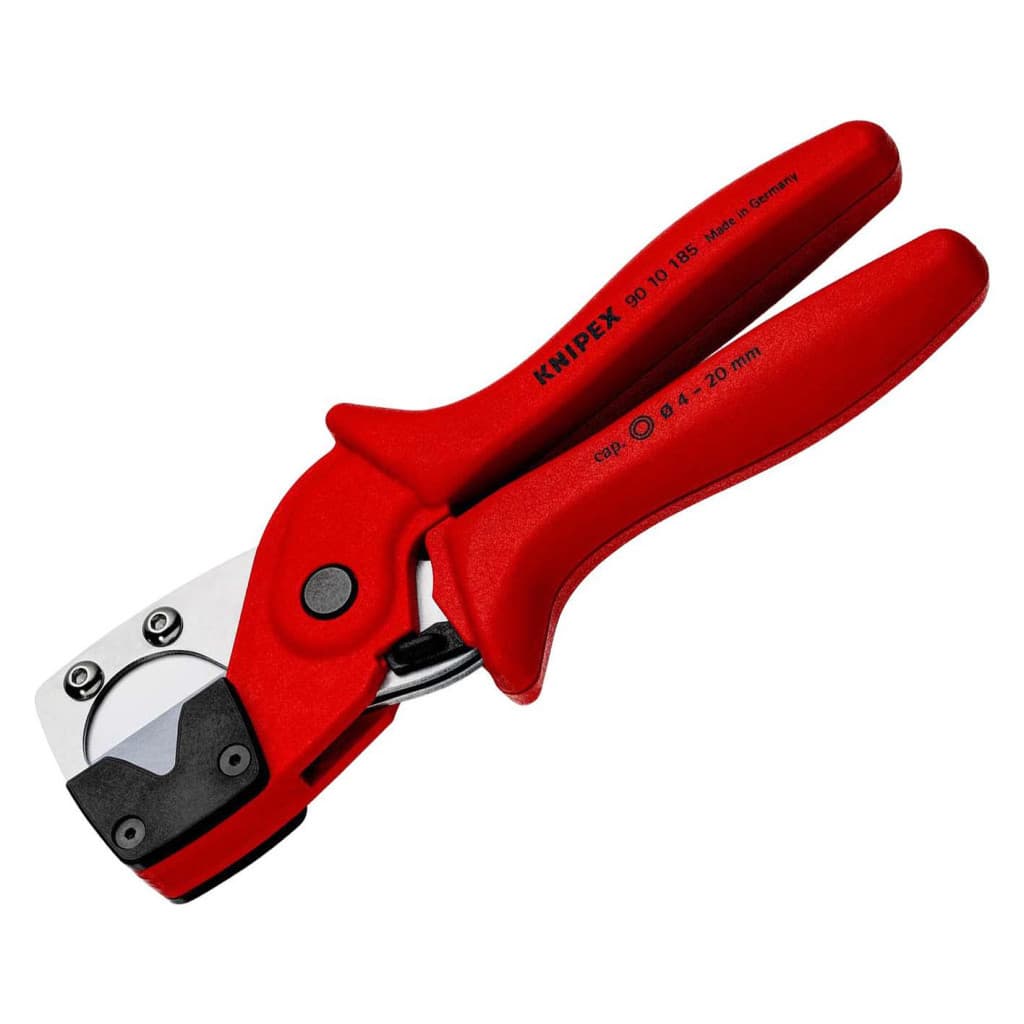 Труборіз KNIPEX для багатошарових та пневмошлангів, 4-20 мм (90 10 185)