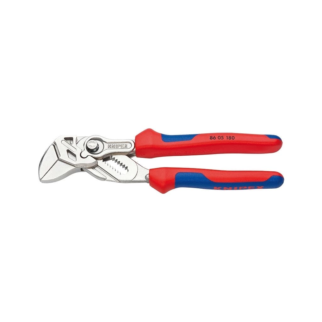 Кліщі KNIPEX переставні кліщі-гаєчний ключ, двокомпонентні ручки (86 05 180)