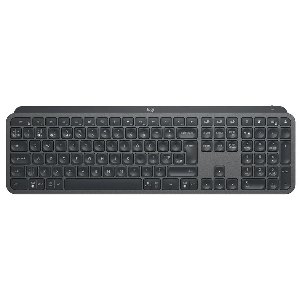 Клавіатура Logitech MX Keys Advanced for Business Wireless Illuminated UA Graphite (920-010251)