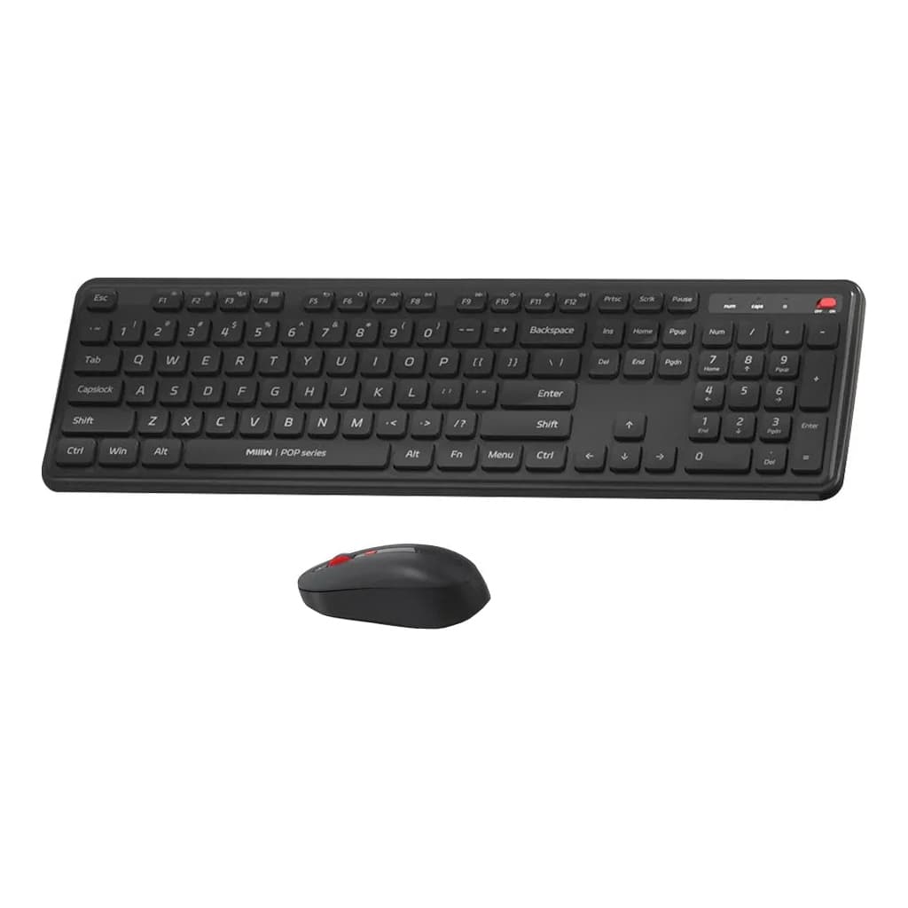 Комплект Xiaomi MiiiW Keyboard and Mouse Combo Gen 3 PB03 Wireless UA Black (MW24PB03 Black)