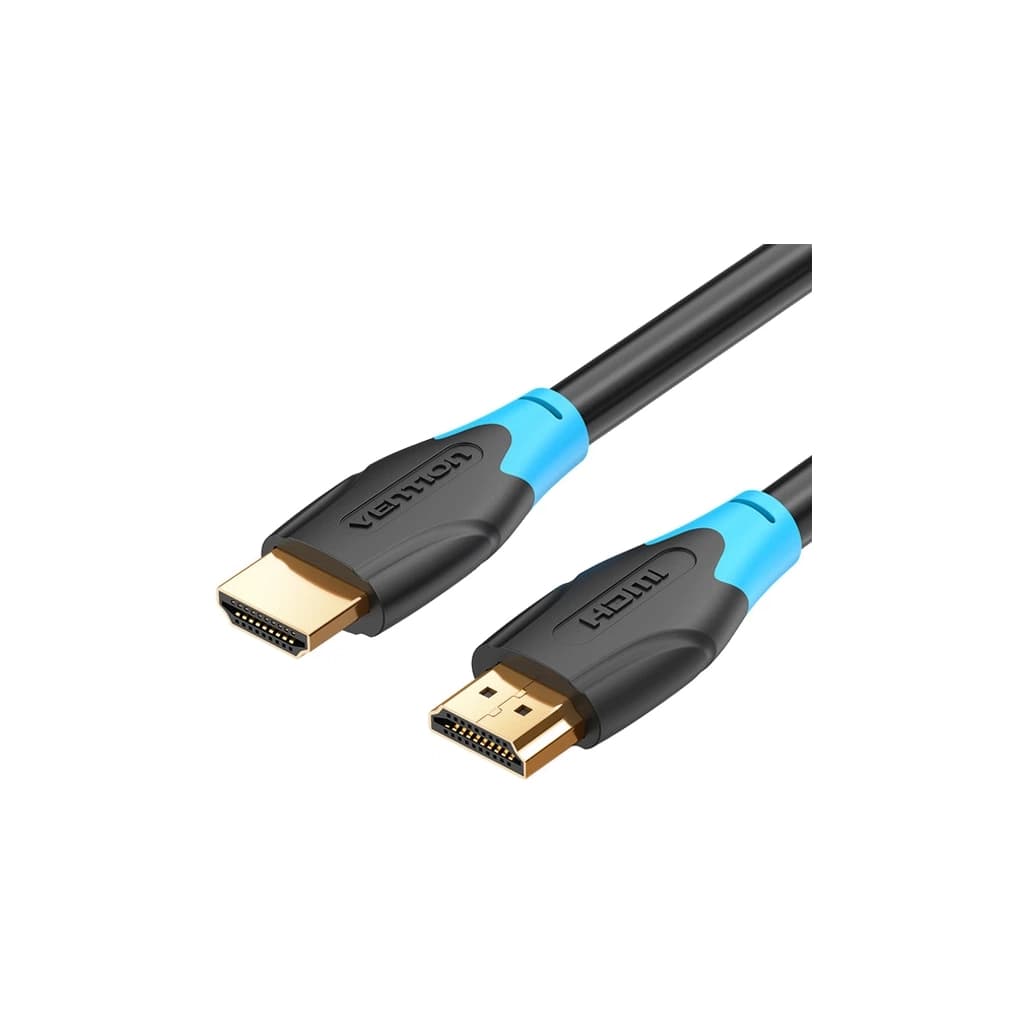 Кабель мультимедійний HDMI M to HDMI M 0.75m black VENTION (AACBE)