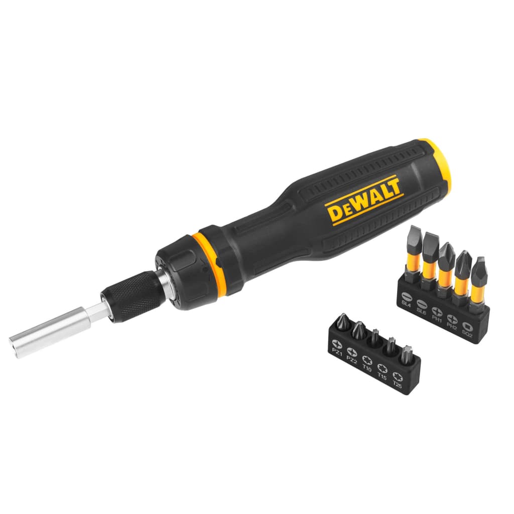 Набір викруток DeWALT FULL FIT Telescoping, зі змінними бітами, 10 біт (DWHT68001-0)